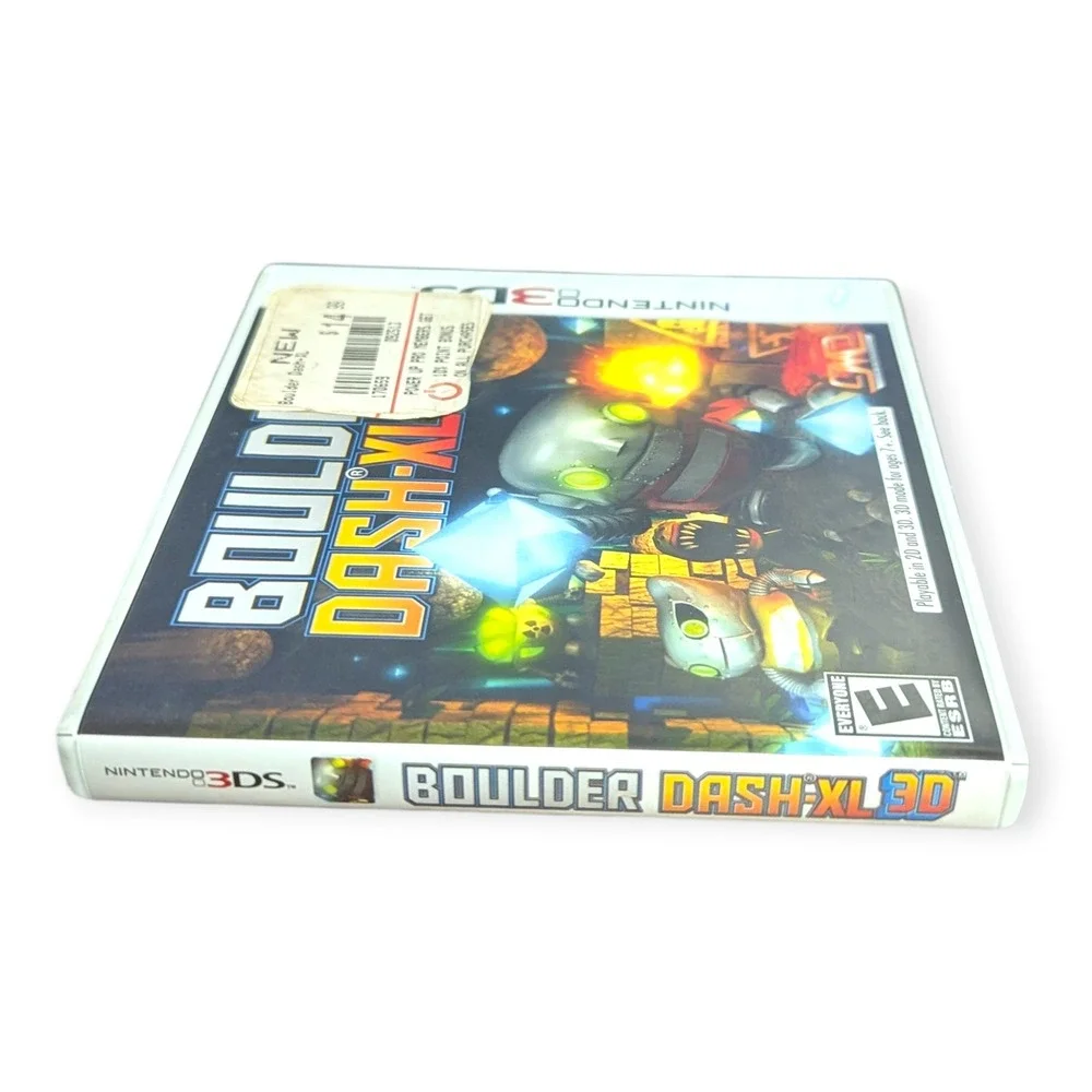 Boulder‎ Dash XL 3D Nintendo 3DS Game Cartridge Case Manual